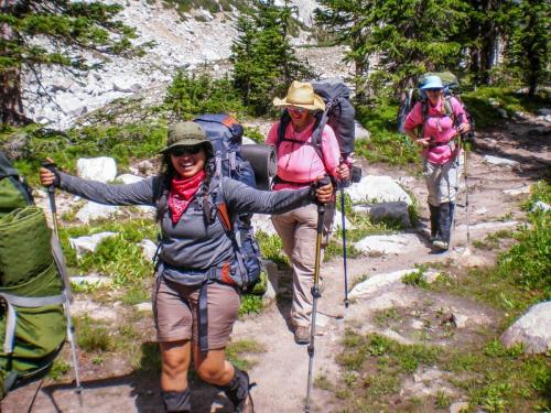 Hiking strong