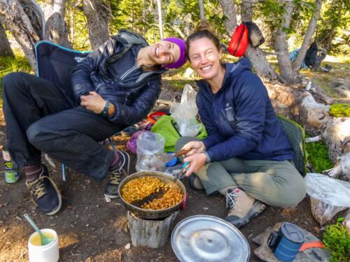 Bonding in the back country kitchen