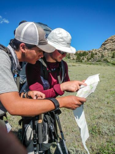 Navigating with the map