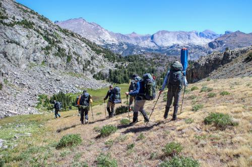 Descending into the back country