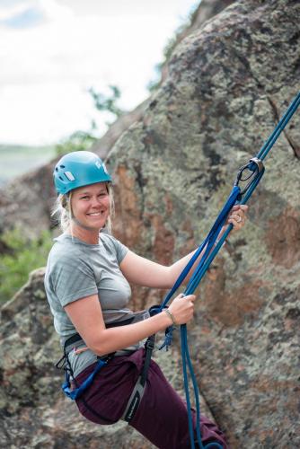 Rappelling safely